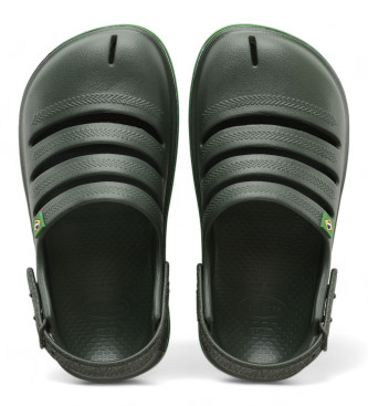 Havaianas Sandals Clog Brazil green