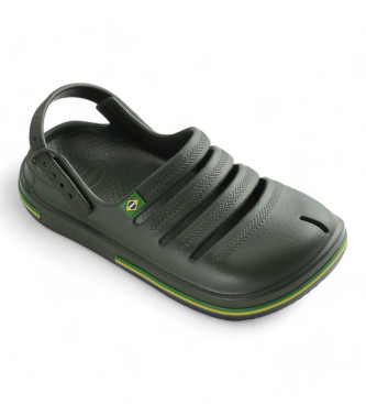 Havaianas Sandals Clog Brazil green