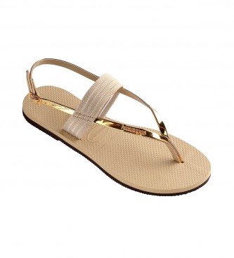 Havaianas Sandals You Floripa gold, beige