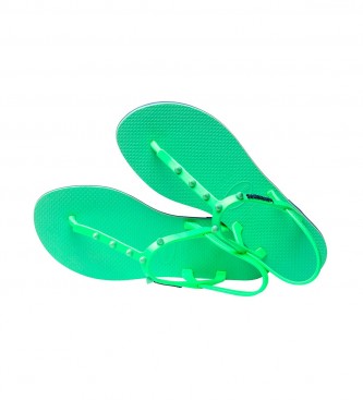 Havaianas Vocês Paraty Espigões sandálias verdes