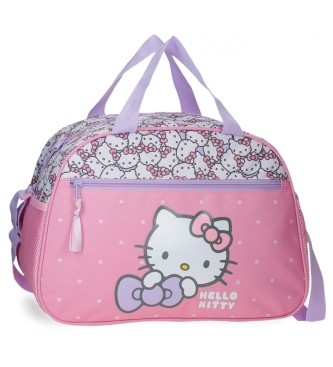 Disney Bolsa de viaje Hello Kitty My favourite bow 40 cm rosa