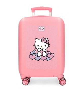 Disney Hello Kitty Hearts & Dots Hard Cabin Koffer 50 cm roze
