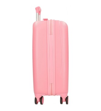 Disney Hello Kitty Hearts & Dots Hard Cabin Suitcase 50 cm pink