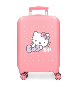 Disney Hello Kitty my favourite bow walizka kabinowa 50 cm sztywna różowa
