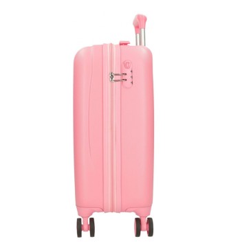 Disney Hello Kitty my favourite bow cabin suitcase 50 cm rigid pink