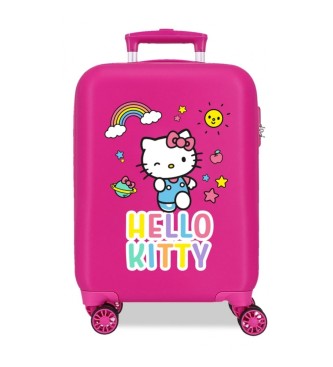 Disney Kuffert i kabinestrrelse Hello Kitty You are cute rigid 50 cm fuchsia