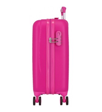 Disney Cabin size suitcase Hello Kitty You are cute rigid 50 cm fuchsia