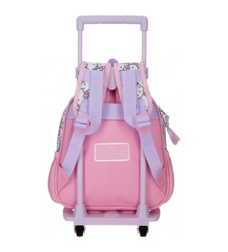 Disney Hello Kitty My favourite bow 25 cm nursery backpack with pink trolley