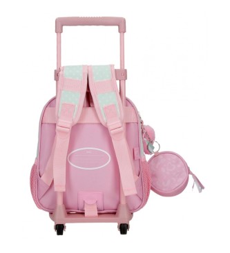 Joumma Bags Hello Kitty Paris rygsk med trolley turkis -23x25x10cm