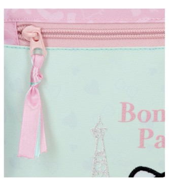 Joumma Bags Hello Kitty Paris turquoise schooltas -30x38x12cm
