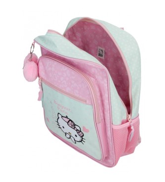 Joumma Bags Hello Kitty Paris turquoise school backpack -30x38x12cm