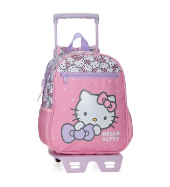 Disney Hello Kitty Mon arc prfr sac  dos prscolaire 28 cm avec trolley rose