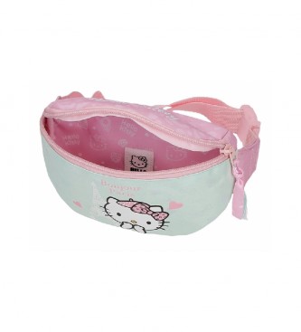 Joumma Bags Borsa Hello Kitty Paris turchese -27x11x6,5cm-