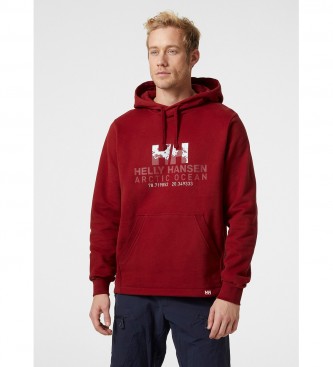 Helly Hansen Arctic Ocean sweatshirt kastanjebruin