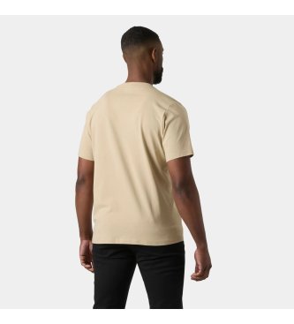 Helly Hansen Core Graphic T 2.0 T-shirt beige