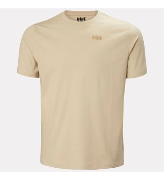 Helly Hansen Core Graphic T 2.0 T-shirt beige