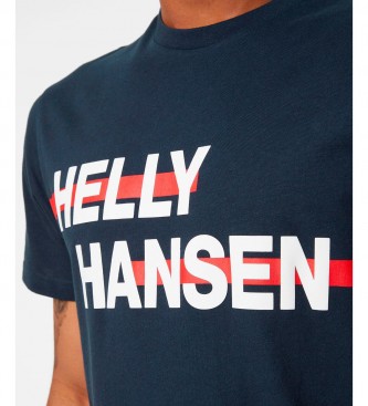 Helly Hansen T-shirt RWB con grafica blu scuro