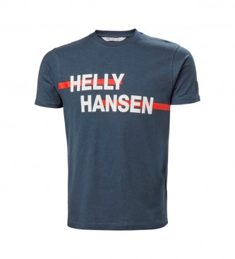 Helly Hansen T-shirt RWB con grafica blu scuro