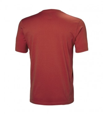 Helly Hansen T-shirt rossa con logo HH