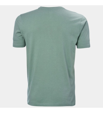 Helly Hansen T-shirt verde con logo Hh
