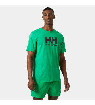 Helly Hansen Koszulka z logo Hh zielona