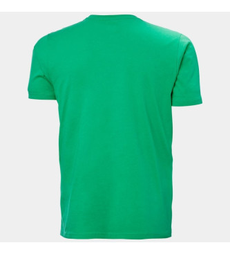 Helly Hansen Koszulka z logo Hh zielona