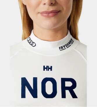 Helly Hansen T-shirt sans couture Lifa Racing blanc