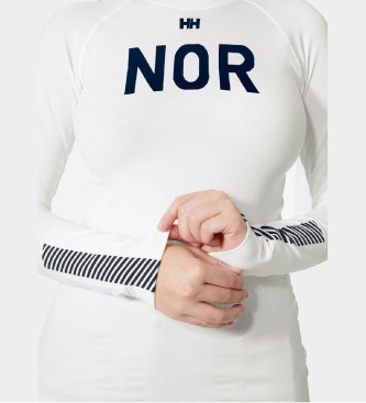 Helly Hansen Bezszwowa koszulka Lifa Racing biała