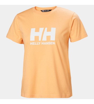 Helly Hansen T-shirt Logo 2.0 cor de laranja