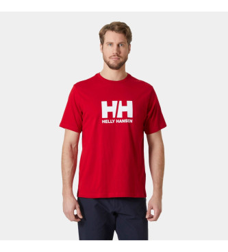 Helly Hansen Koszulka z logo HH czerwona