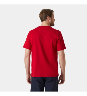 Helly Hansen T-shirt com logtipo HH vermelho