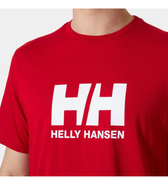 Helly Hansen Koszulka z logo HH czerwona