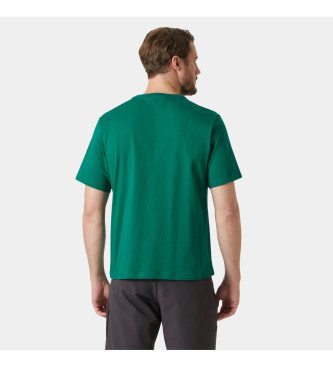 Helly Hansen T-shirt verde con logo HH