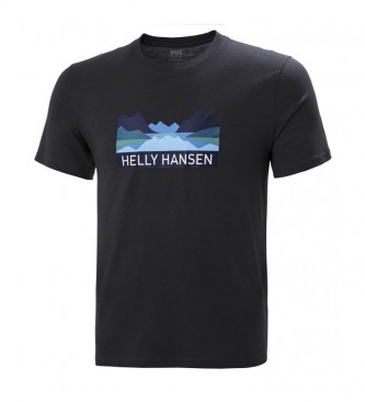 Helly Hansen Camiseta Nord Graphic  negro