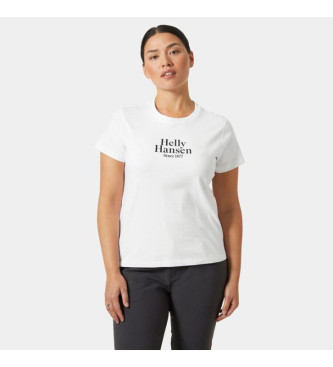 Helly Hansen W Core Grafik-T-Shirt wei