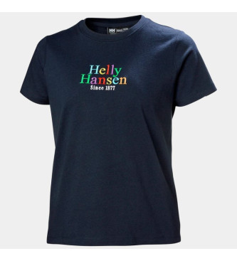 Helly Hansen T-shirt W Core Graphic Graphic azul-marinho