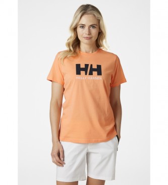Helly Hansen T-shirt con logo HH arancione