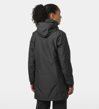 Helly Hansen Czarna kurtka ocieplana Aden