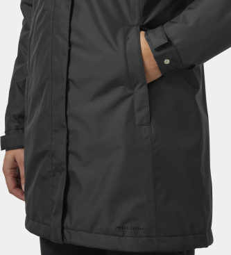 Helly Hansen Czarna kurtka ocieplana Aden