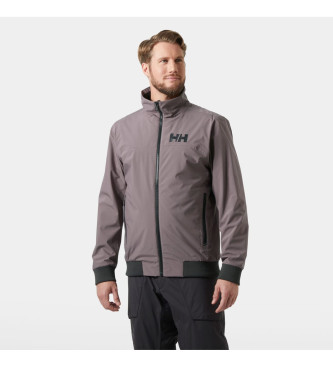 Helly Hansen Giubbotto bomber HP Racing Lifaloft, marrone grigiastro