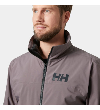 Helly Hansen Giubbotto bomber HP Racing Lifaloft, marrone grigiastro