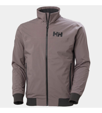 Helly Hansen Giubbotto bomber HP Racing Lifaloft, marrone grigiastro