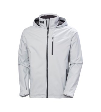Helly Hansen Jadralna jakna Crew Hooded 2.0, meglena siva