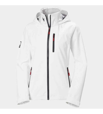 Helly Hansen Crew Hooded Jacket 2.0 white