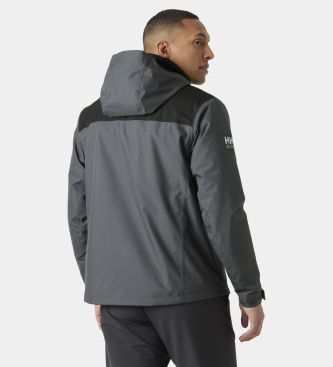 Helly Hansen Chaqueta Crew Hooded Midlayer 2.0 gris