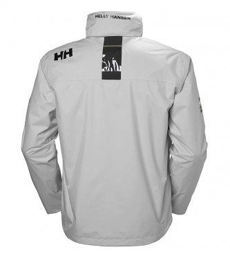 Helly Hansen Chaqueta Crew Hooded Midlayer gris / Helly Tech® Protection /
