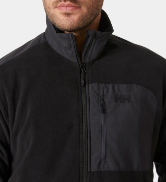 Helly Hansen Črna jakna Daybreaker Block iz mikro flisa
