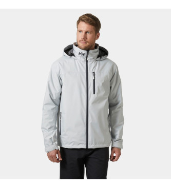 Helly Hansen Zeiljack met capuchon en grijze midlayer