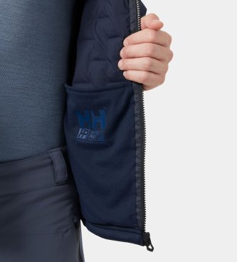 Helly Hansen Izolirna jakna s kapuco HP Hybrid Stretch, temno modra