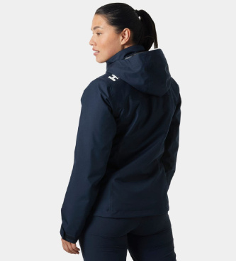 Helly Hansen Nautische jas Crew Hooded Midlayer 2.0 marineblauw